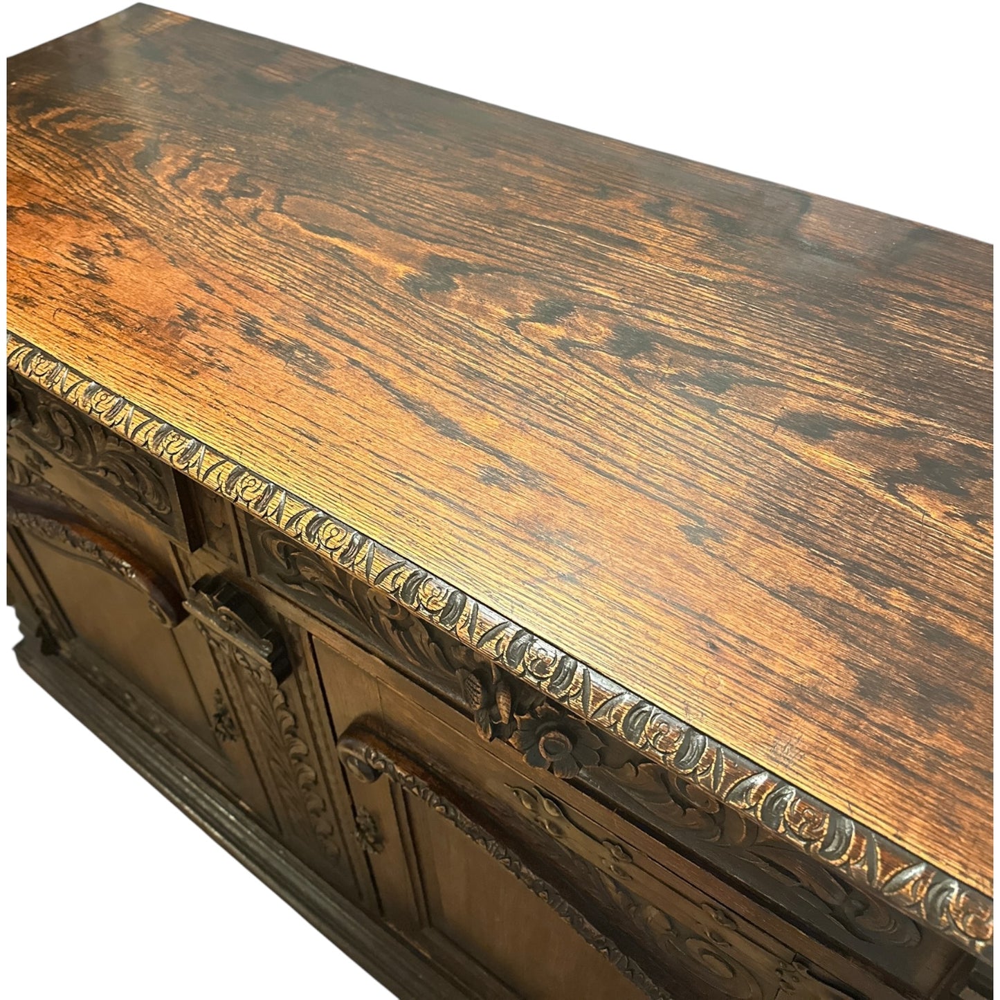 Late 18th Century Oak Carved Buffet