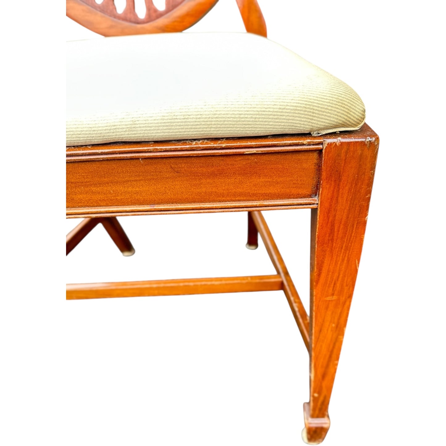 Set of 5 Shield-Back Hepplewhite-Style Dining Chairs