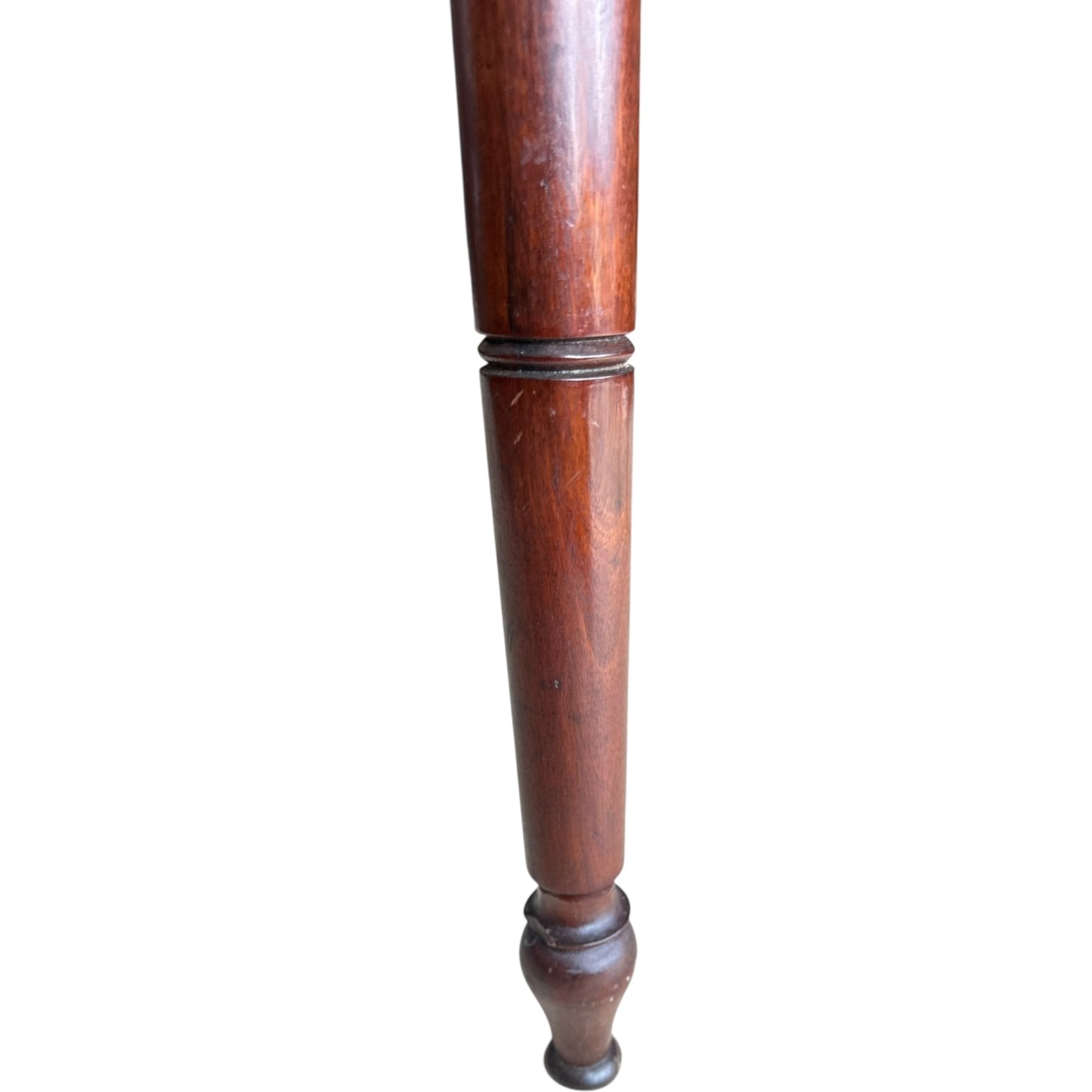 Antique Cherry Drop-Leaf Table with Turned Legs
