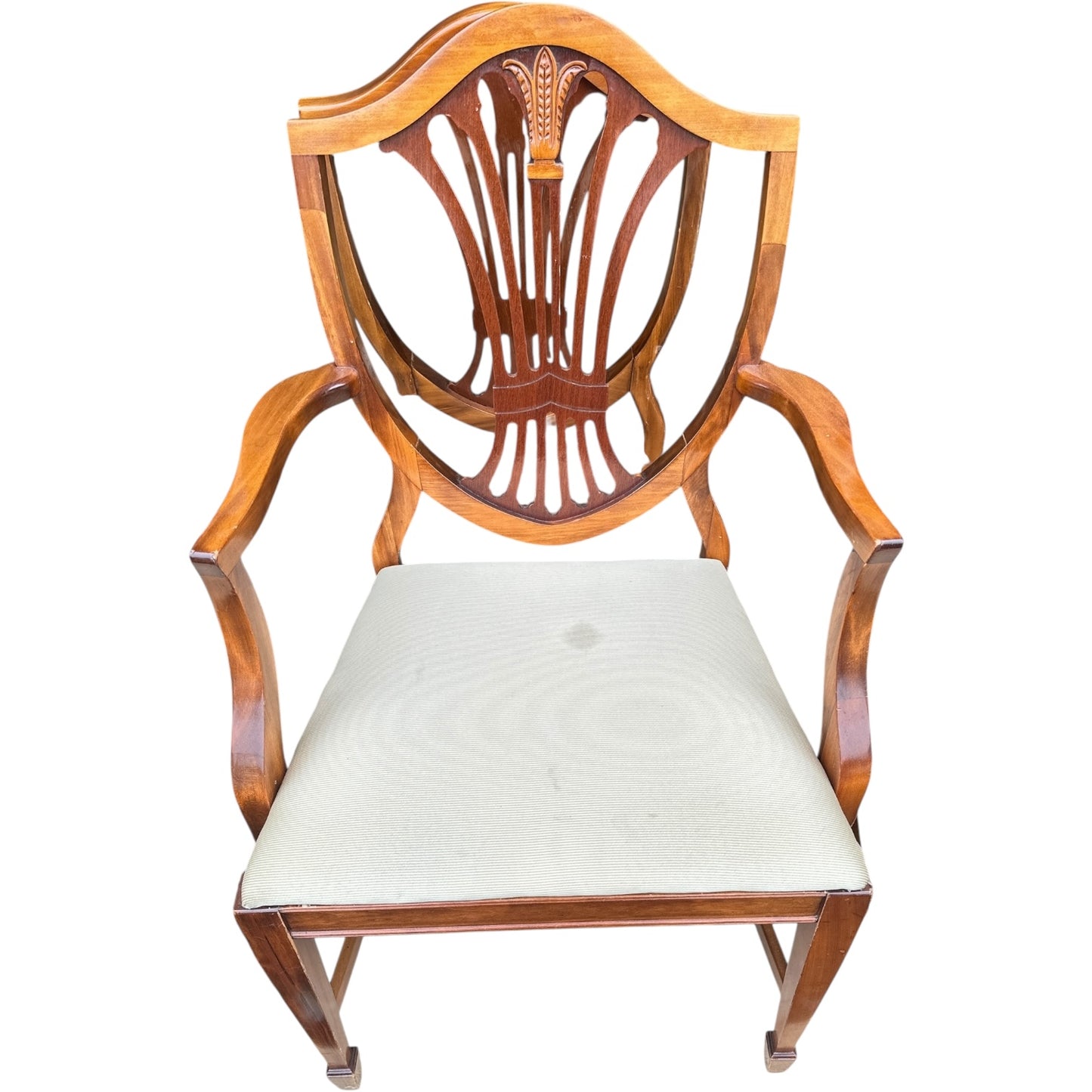 Set of 5 Shield-Back Hepplewhite-Style Dining Chairs
