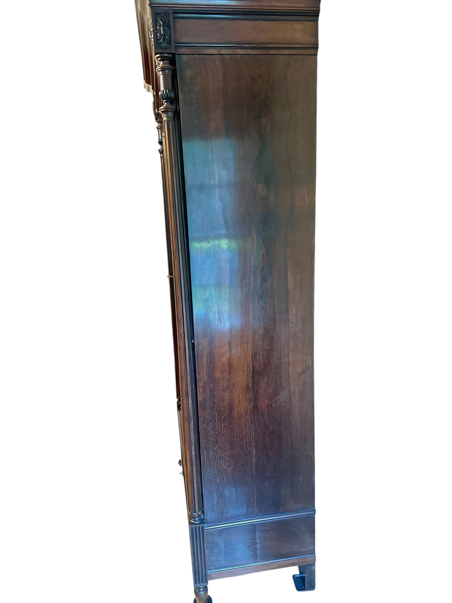 Antique French Renaissance Revival Glass-Front Display Cabinet