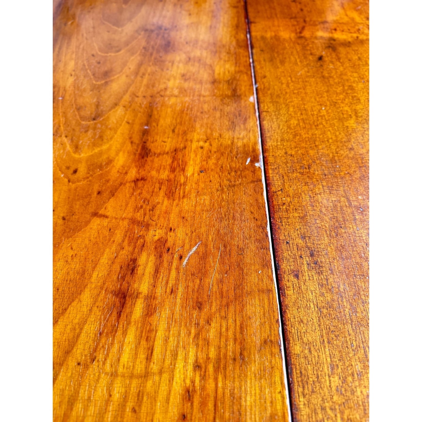 Antique Cherry Drop-Leaf Table with Turned Legs