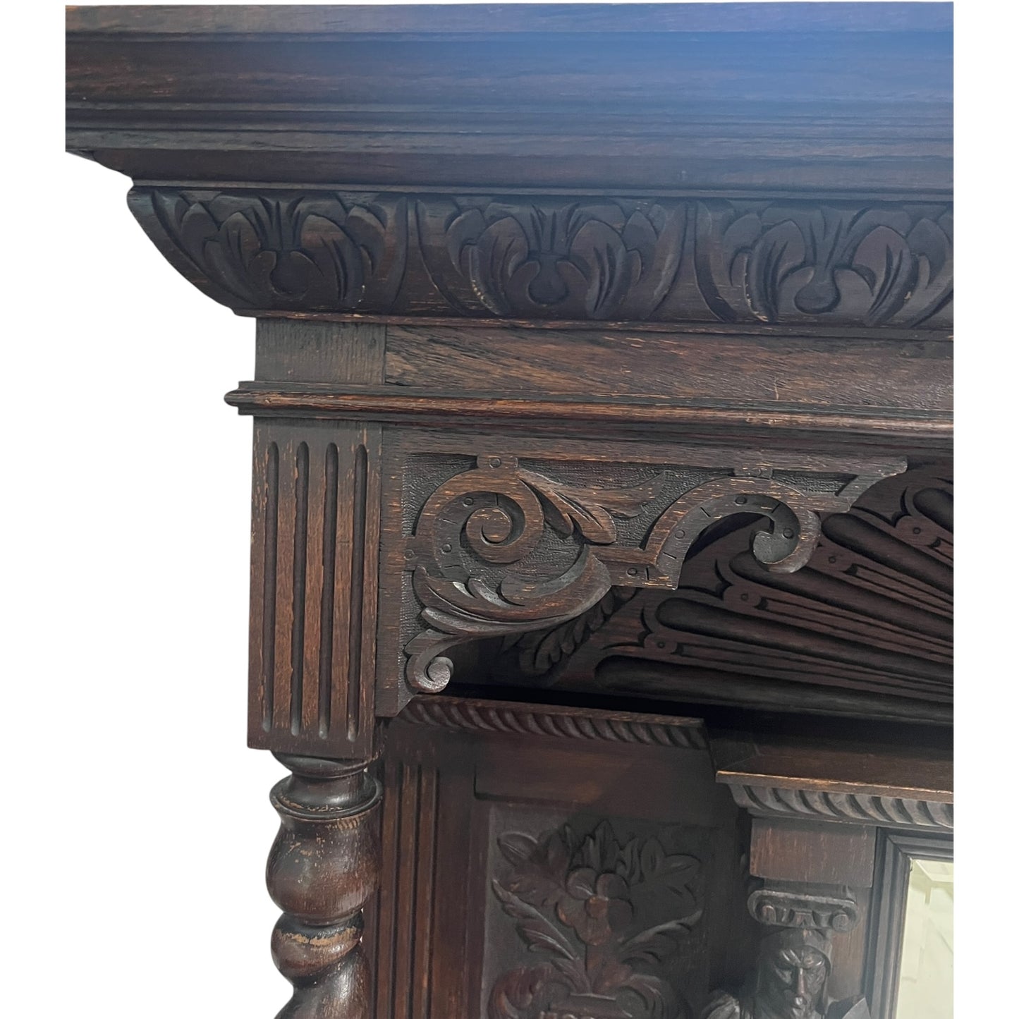 Late 18th Century Oak Carved Buffet