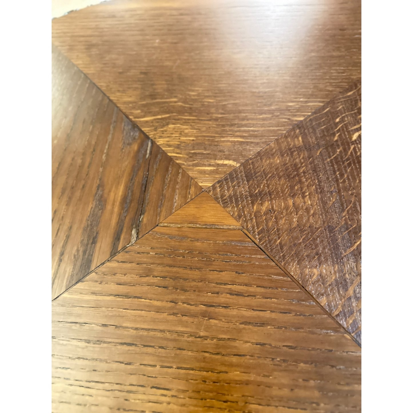 Antique Carved Oak Round Pedestal Table with Fox & Foliage Motif