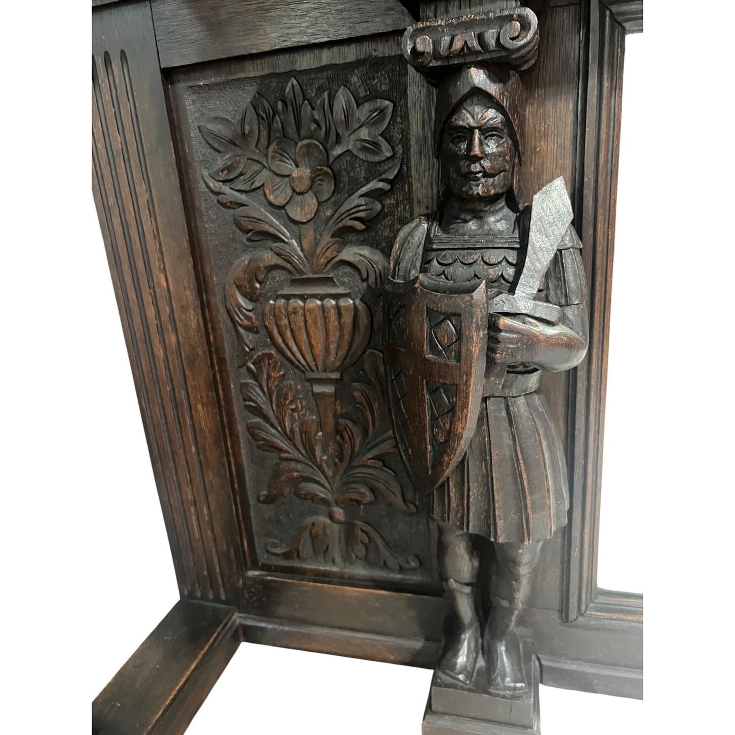 Late 18th Century Oak Carved Buffet
