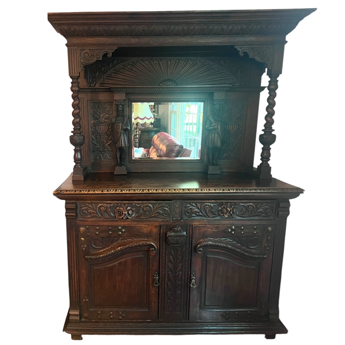 Late 18th Century Oak Carved Buffet