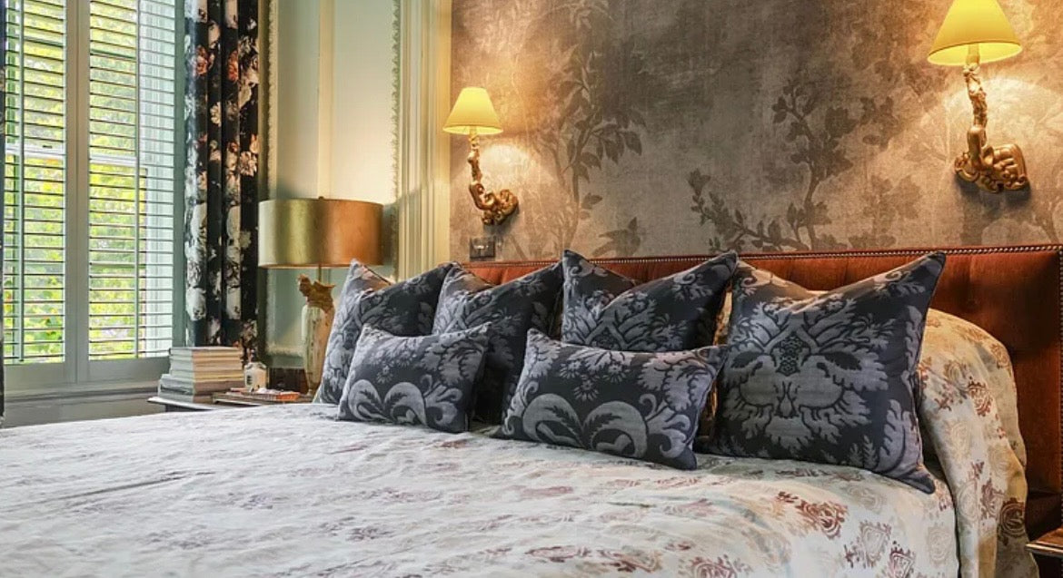 Luxury Velvet Upholstered California King Bedframe