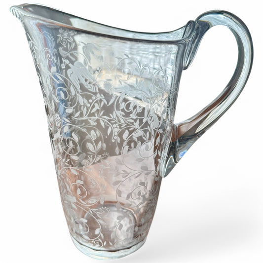 Antique Baccarat Crystal Water Pitcher