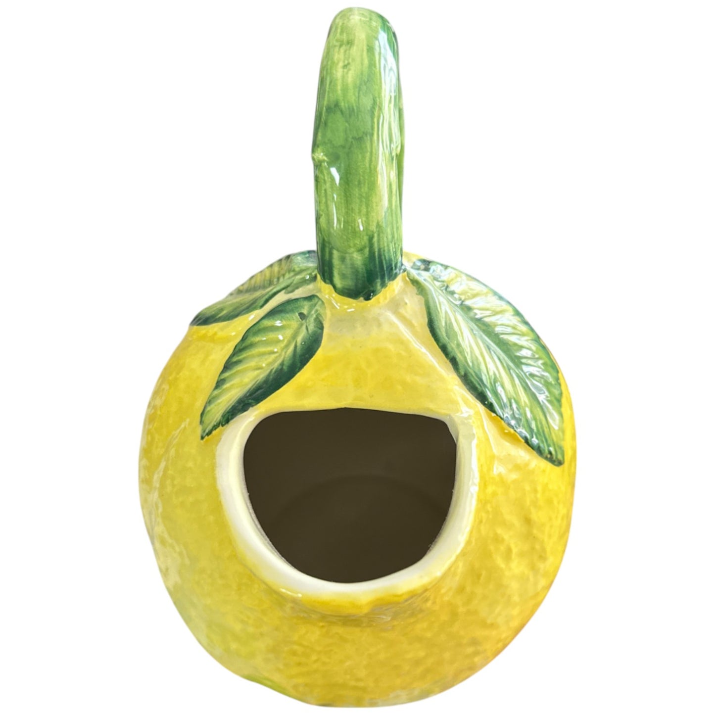 Italian Majolica Lemon Pitcher