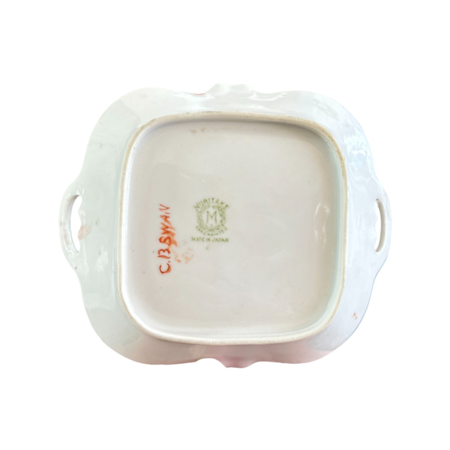 Limoges Hand-Painted Ceramic Grape Dish