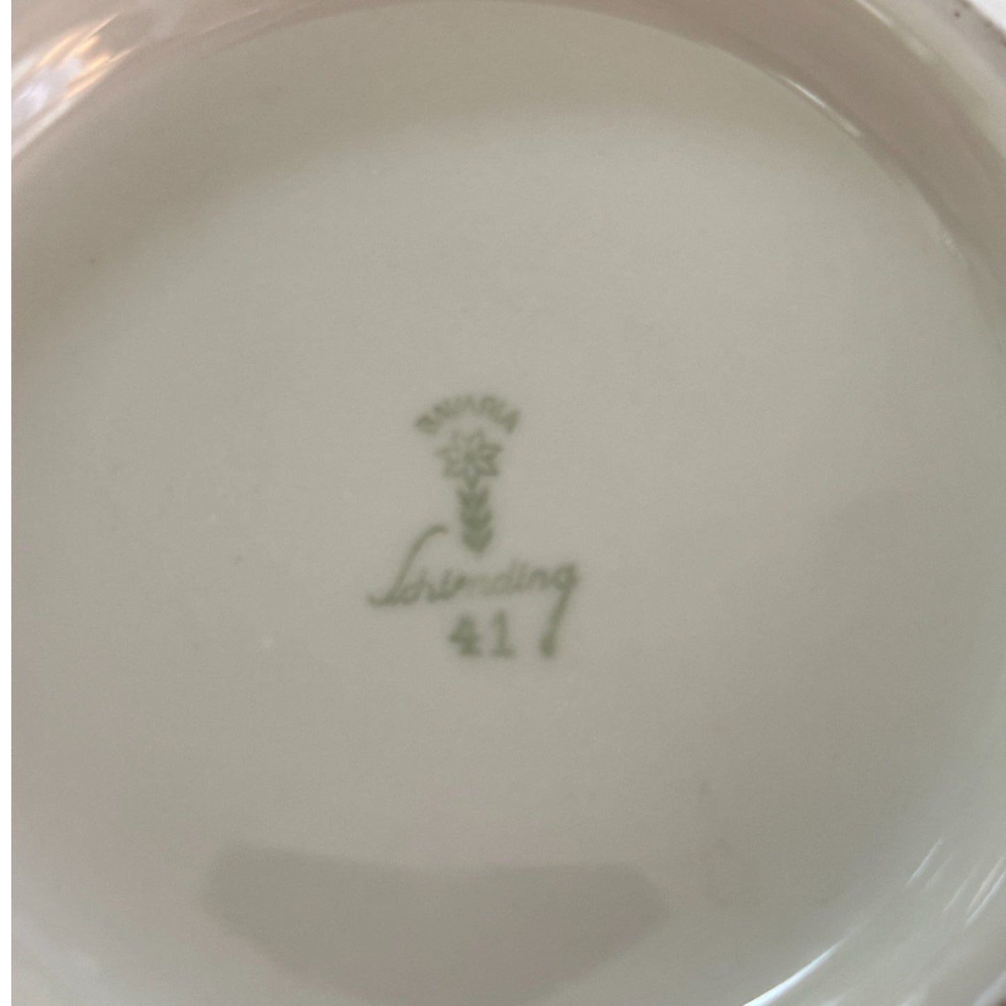 Ornate Gold-Rimmed Covered Serving Bowl