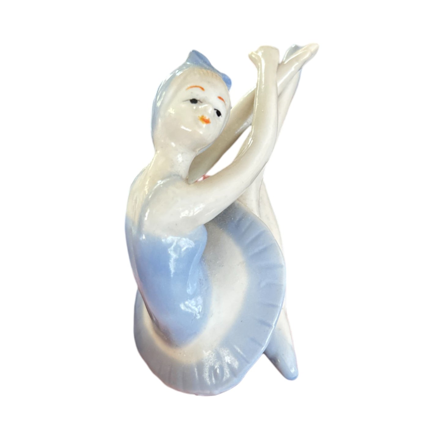 Vintage Porcelain Tiny Ballet Dancer Figurine