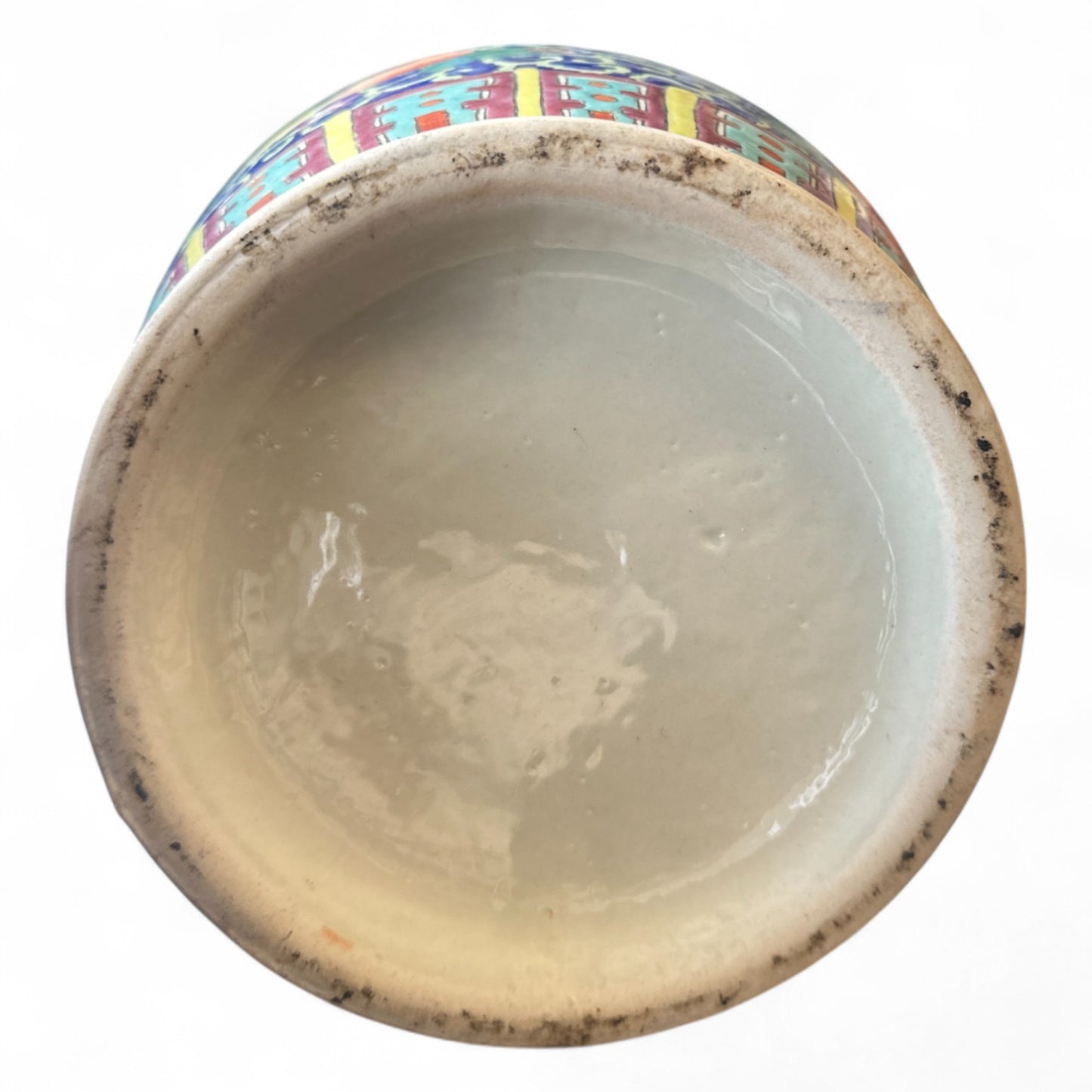 Chinese Porcelain Cobalt with Butterflies Vase