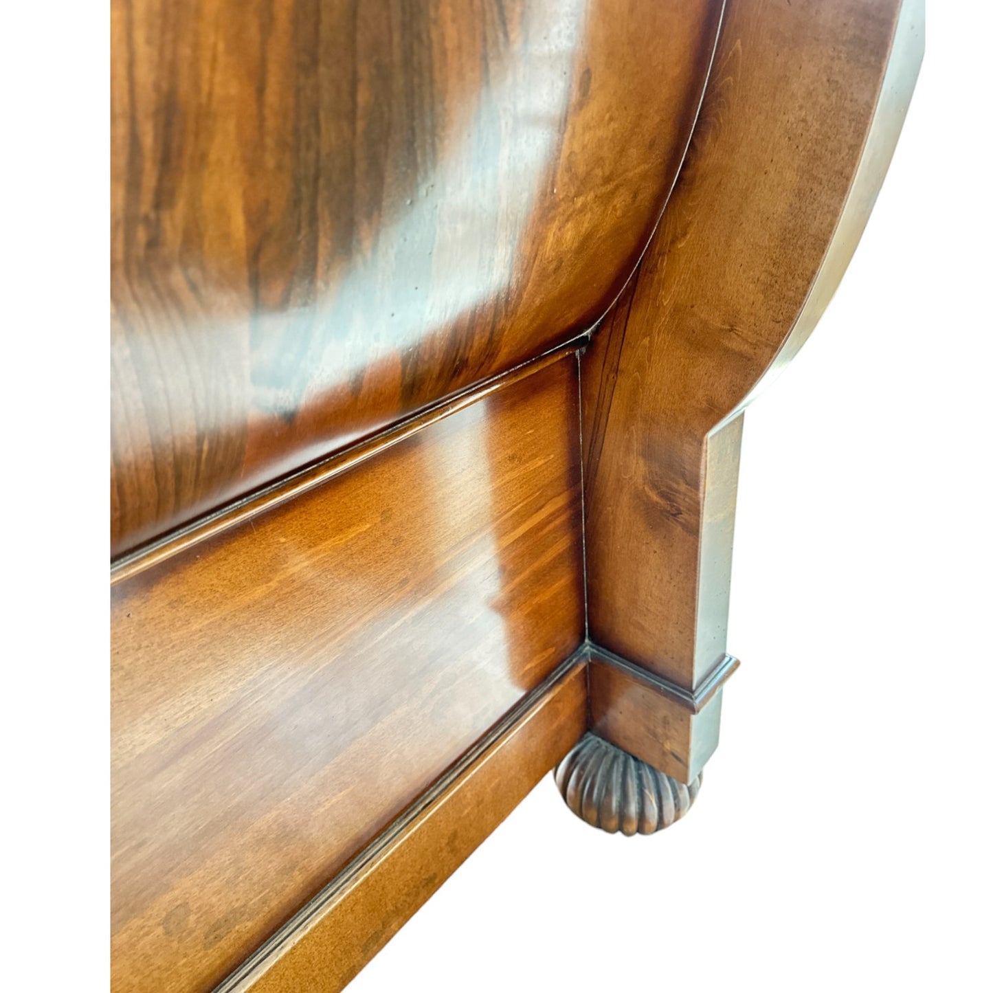 Baker Sleigh Queen Bed Frame, Italian Made
