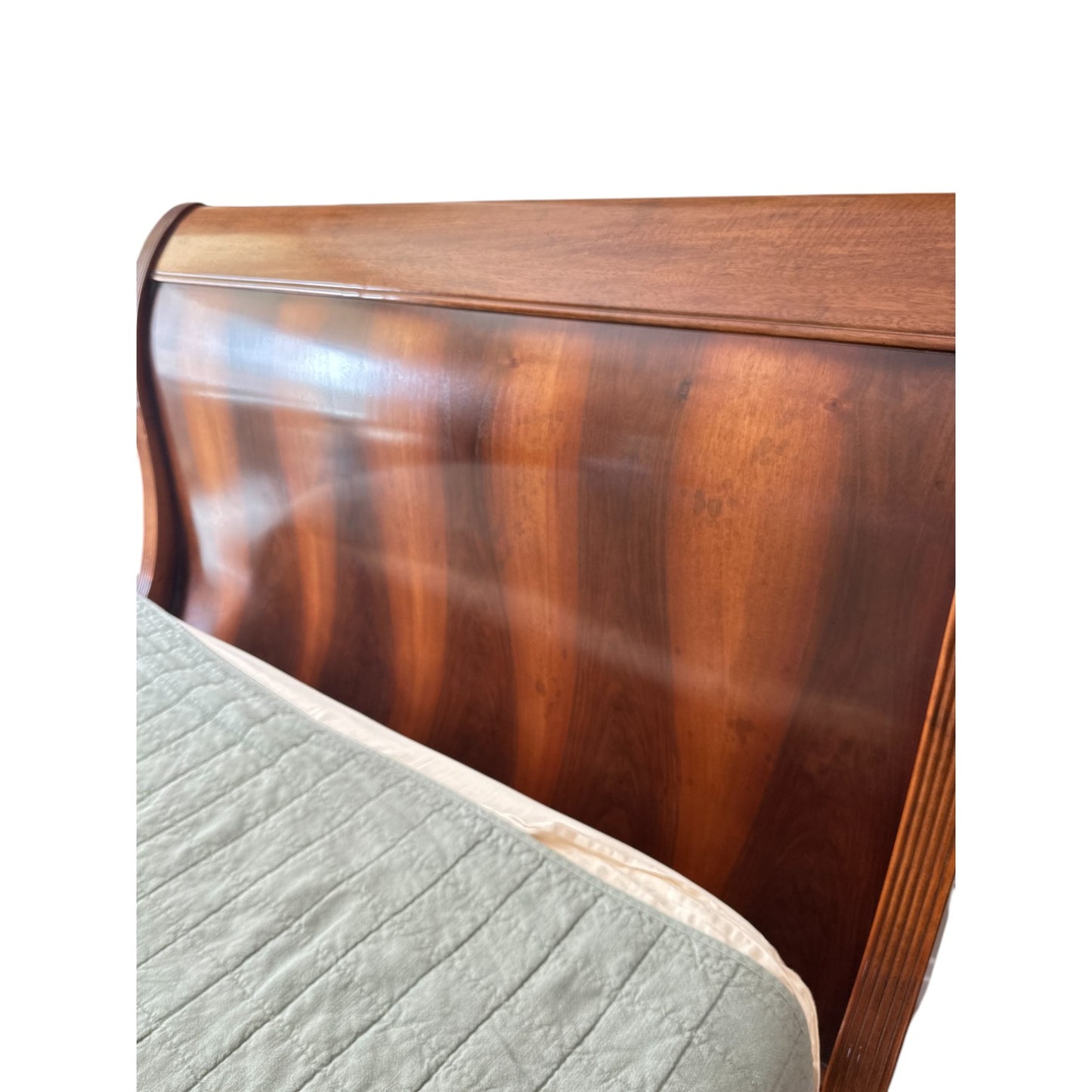 Baker Sleigh Queen Bed Frame, Italian Made