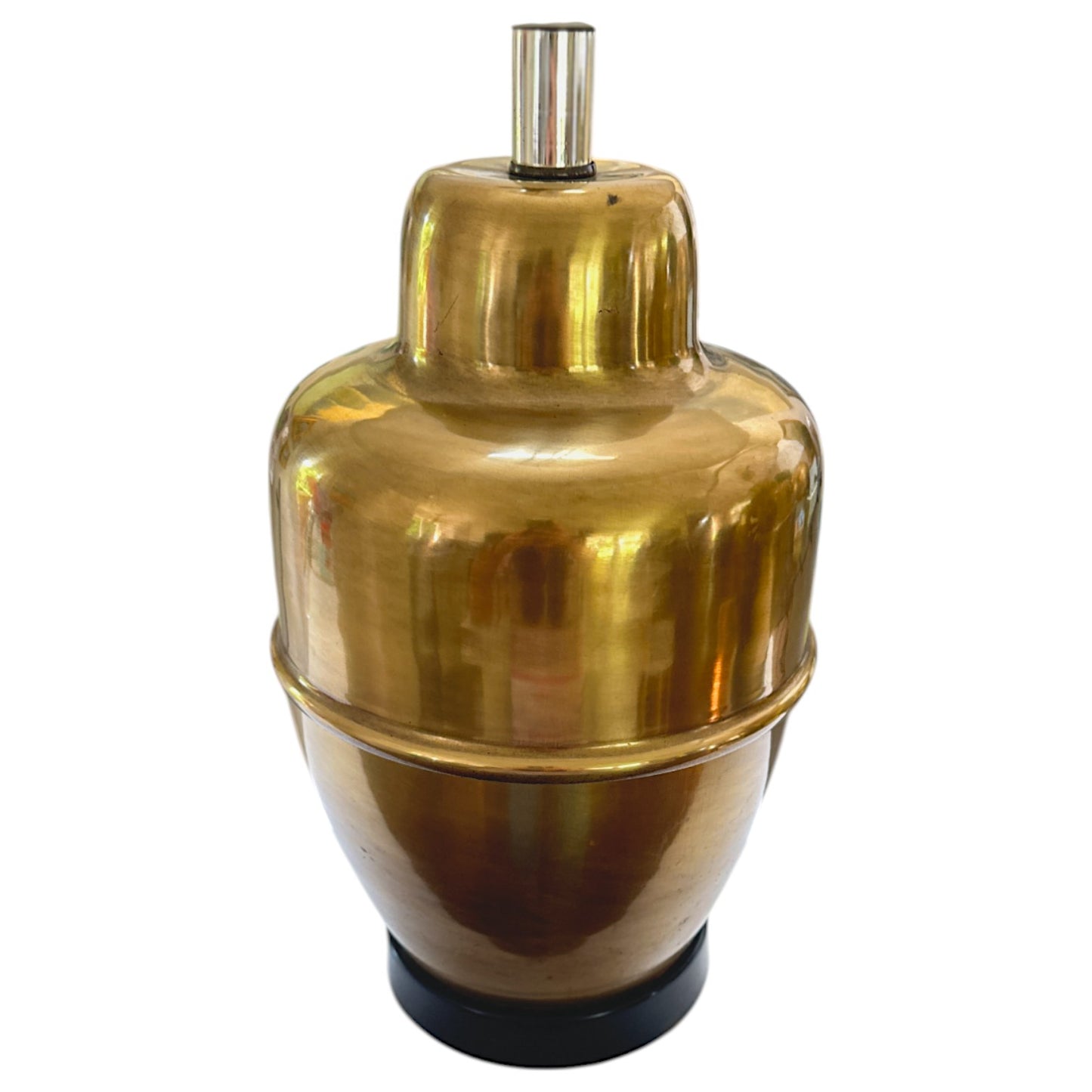 Pair of Mid-Century Brass Lamps