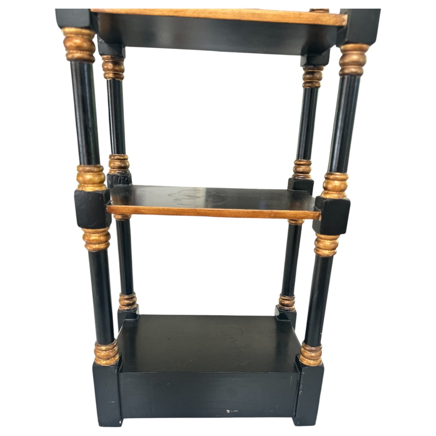 Vintage Pagoda Style Etagere Hanging Shelf