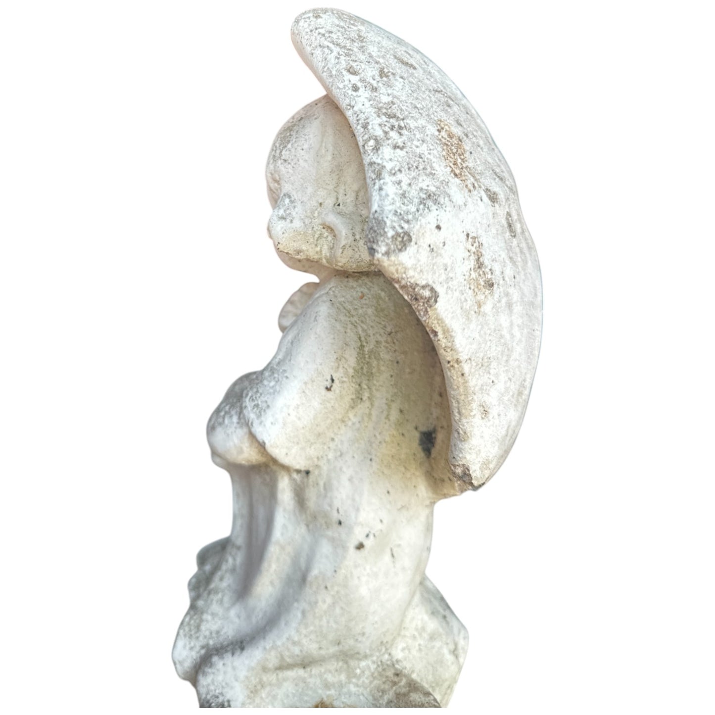 Concrete Garden Statue – Girl with Umbrella