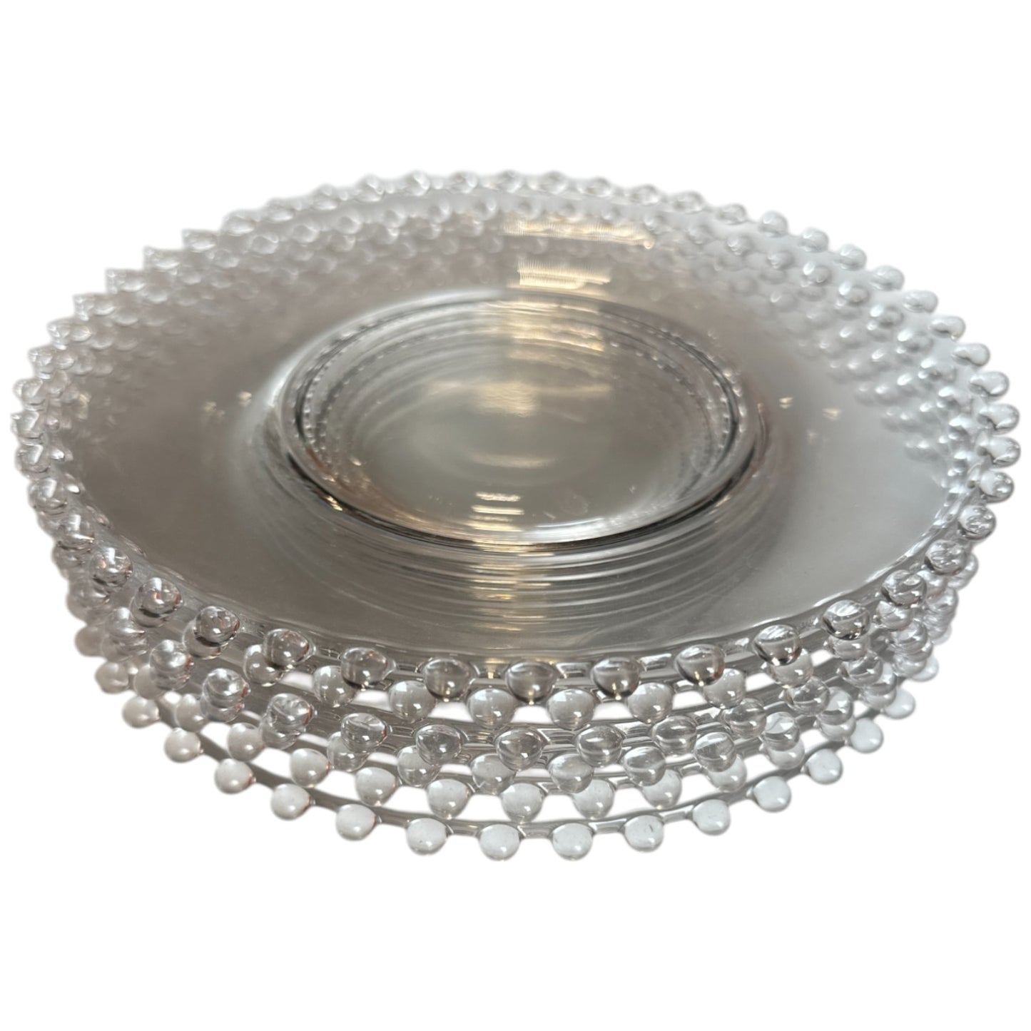 Candlewick Crystal Appetizer Plates Set