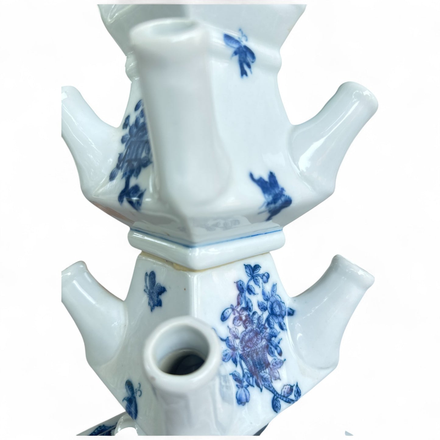 Delft Blue Tulipiere Flower Towers – Pair