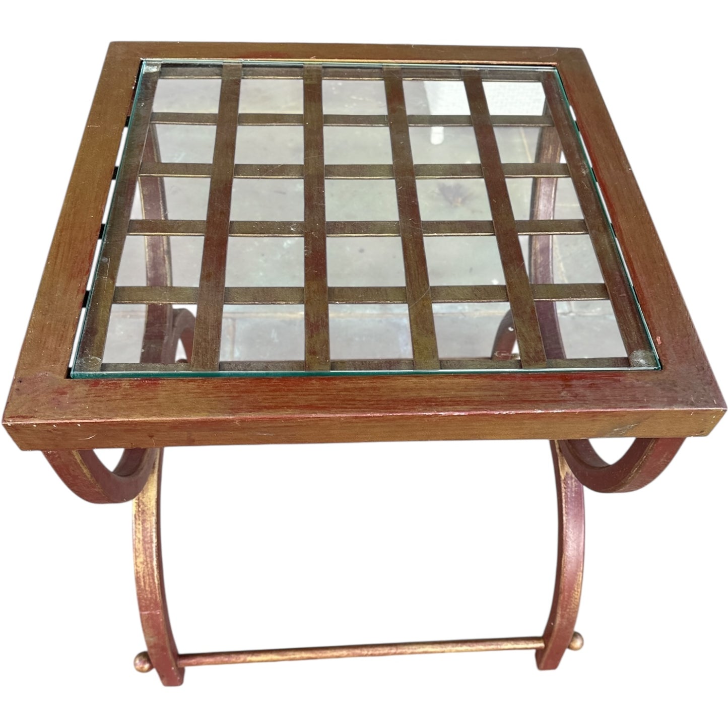 Pair of Vintage Metal End Tables