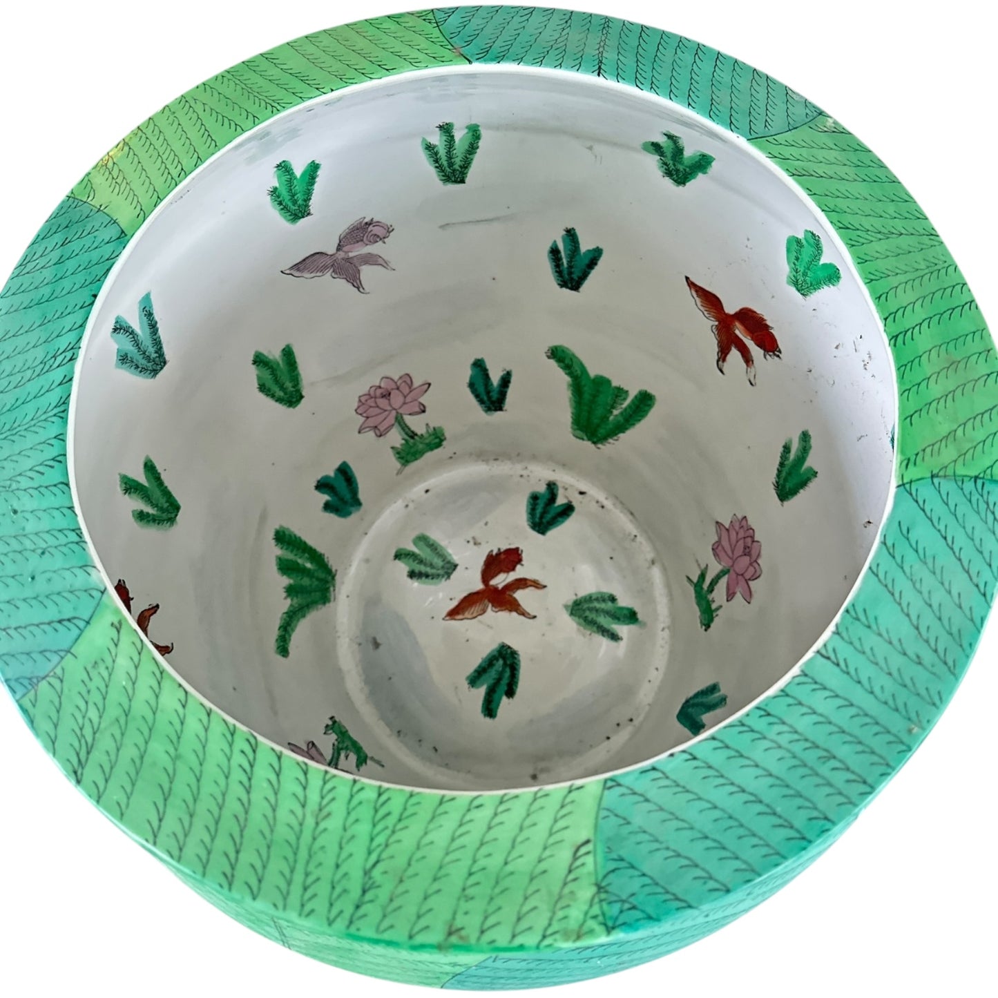 Bok Choy Style Fish Bowl 15"