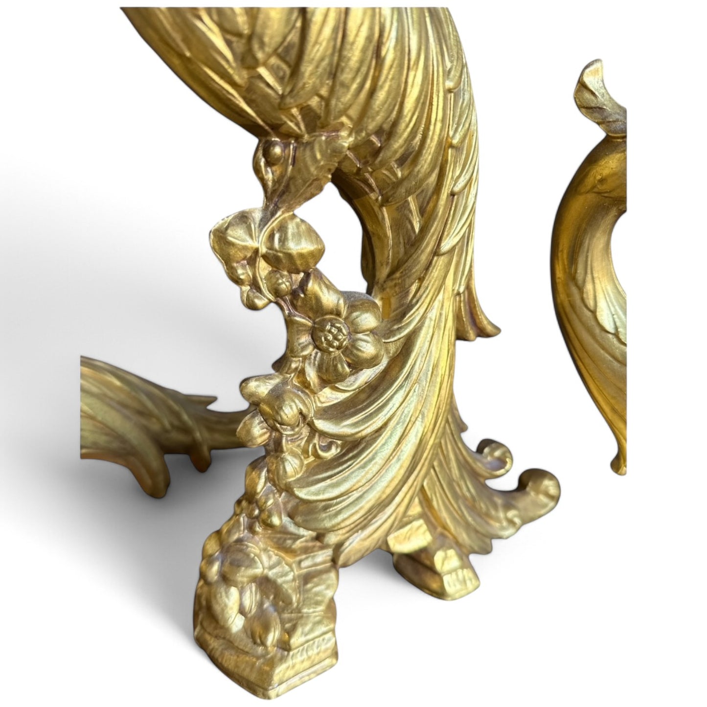 Gilded Resin Peacock Trio