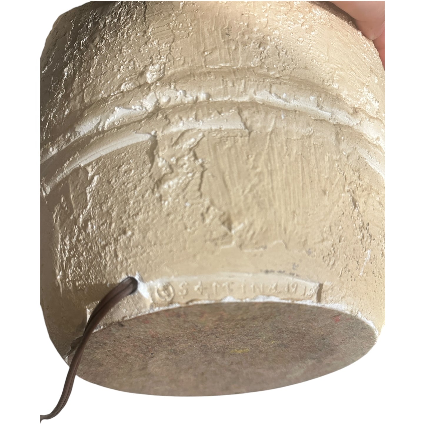 Mid-Century Plaster Lamp