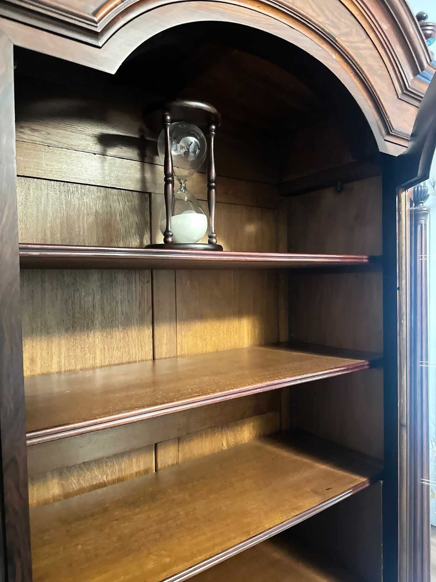 Antique French Renaissance Revival Glass-Front Display Cabinet