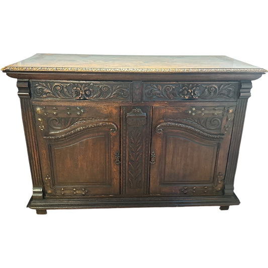 Late 18th Century Oak Carved Buffet