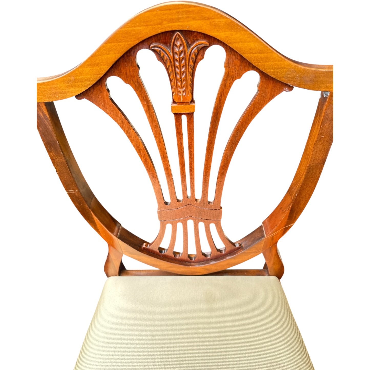 Set of 5 Shield-Back Hepplewhite-Style Dining Chairs