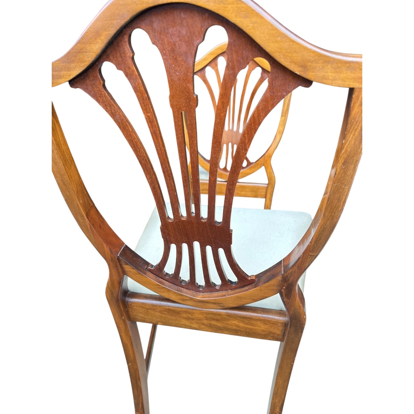 Set of 5 Shield-Back Hepplewhite-Style Dining Chairs