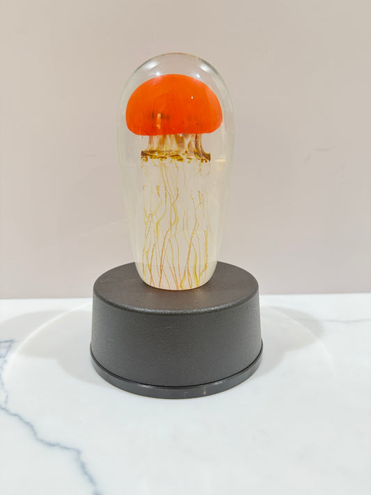Satara Art Glass Jellyfish Sculpture