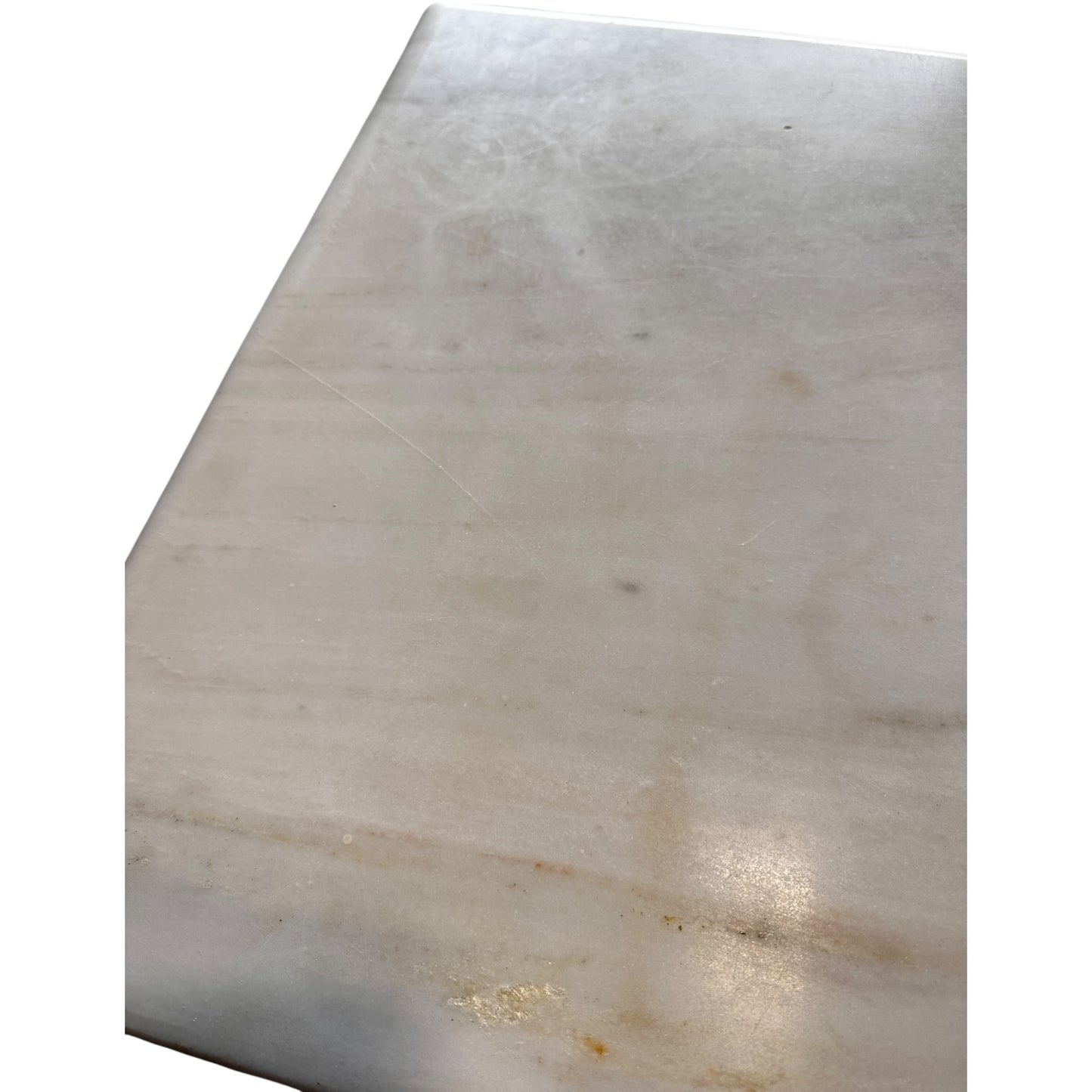 Antique Italian Carrara Marble Bench With Carved Stone Winged Lion Bases
