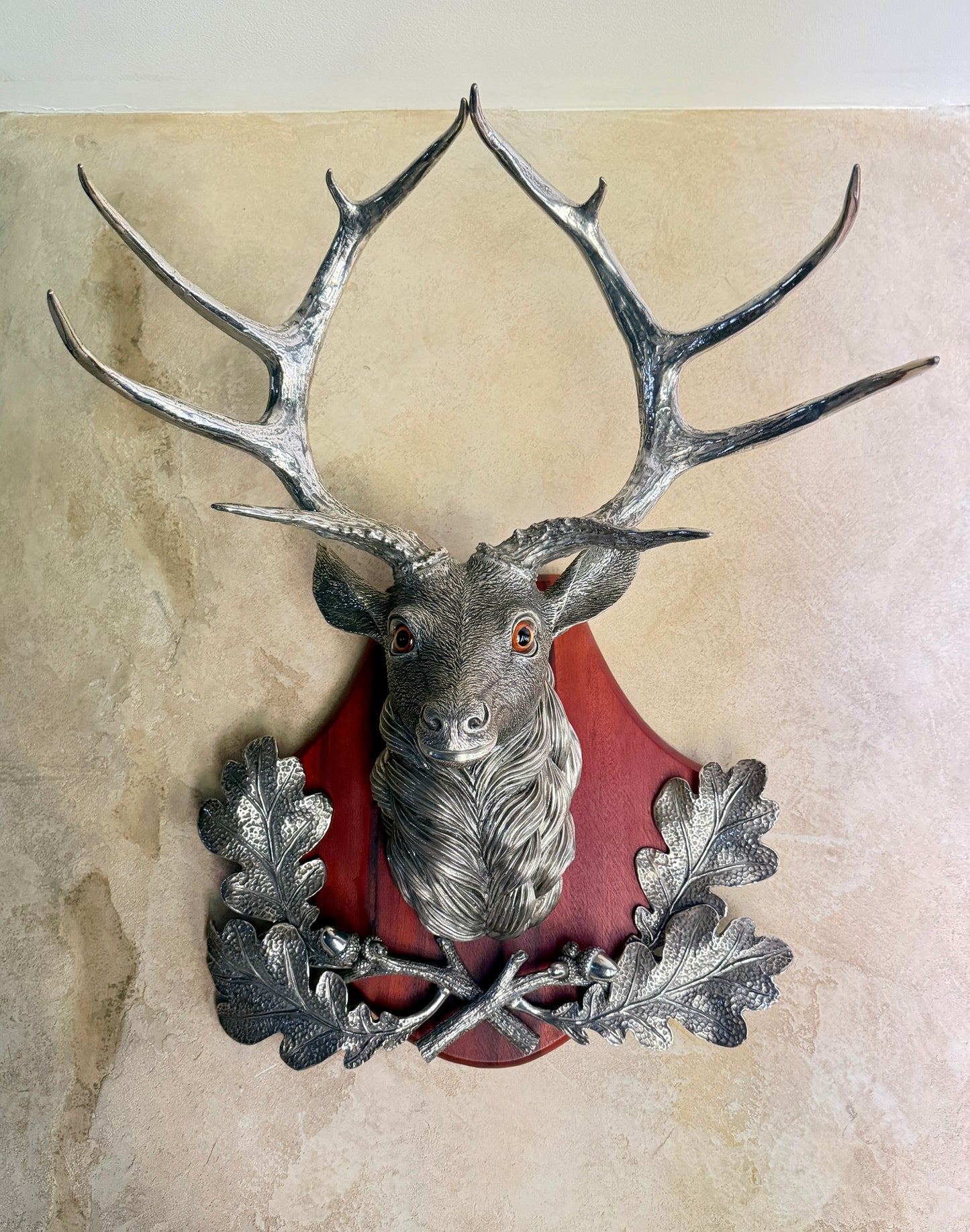 Vagabond House' Pewter Stag Wall Mount