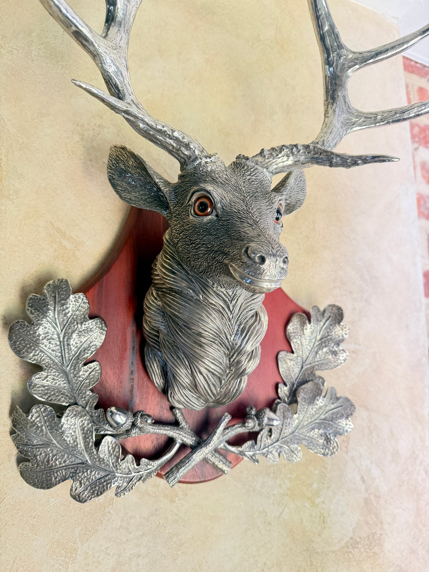 Vagabond House' Pewter Stag Wall Mount