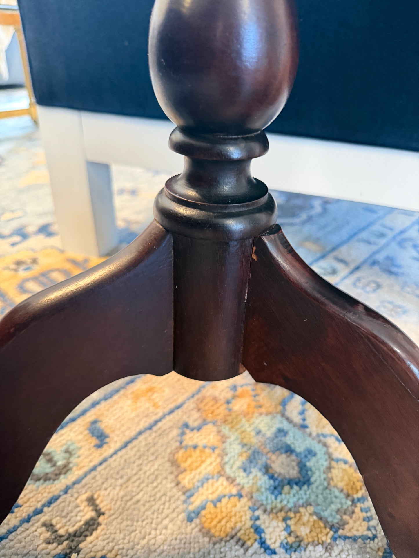 Antique Tilt Mahogany Table with inlay