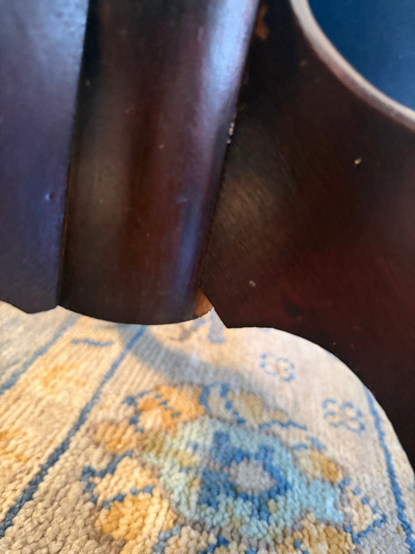 Antique Tilt Mahogany Table with inlay