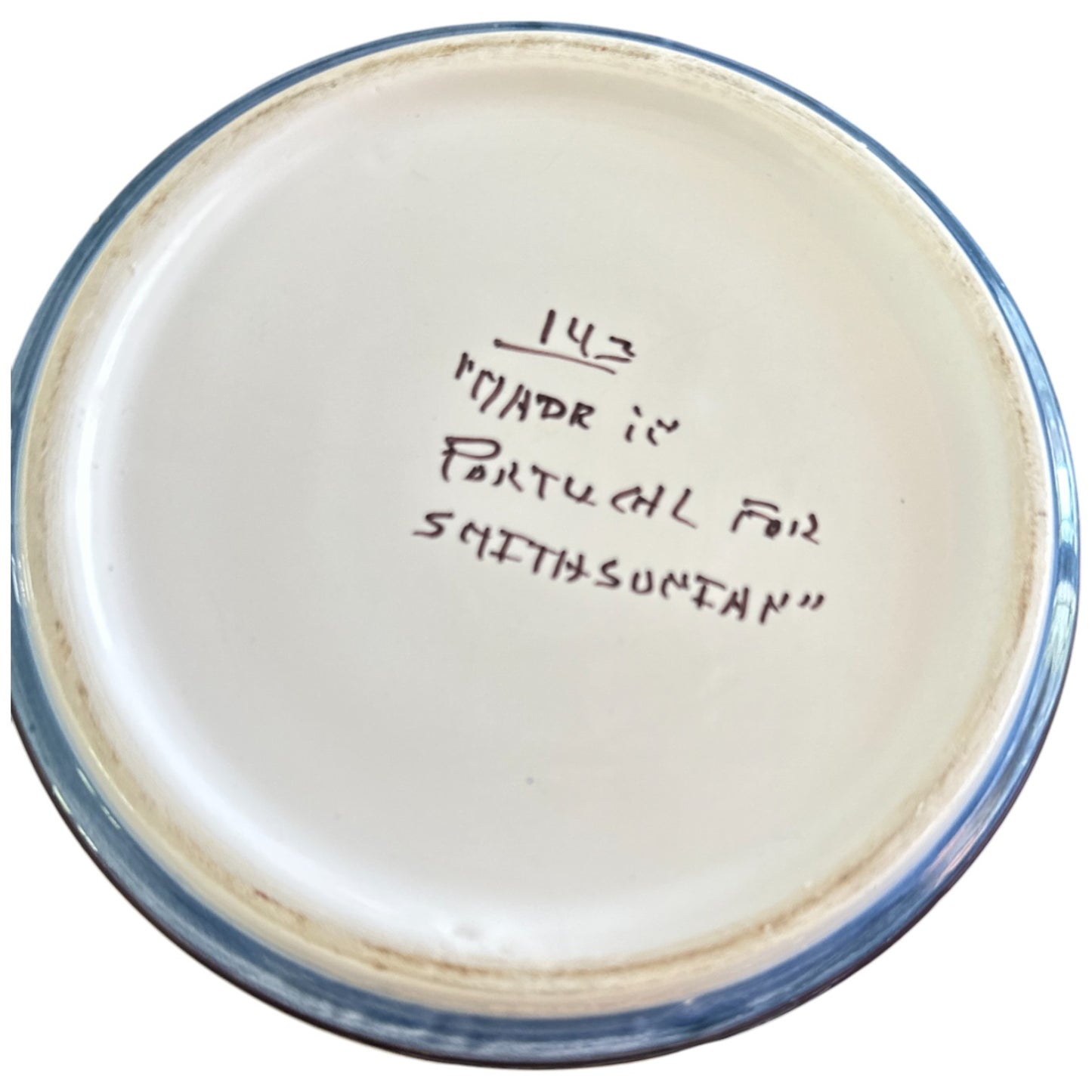 Italian Hand-Painted Ceramic Lidded Box – Bluebird & Floral