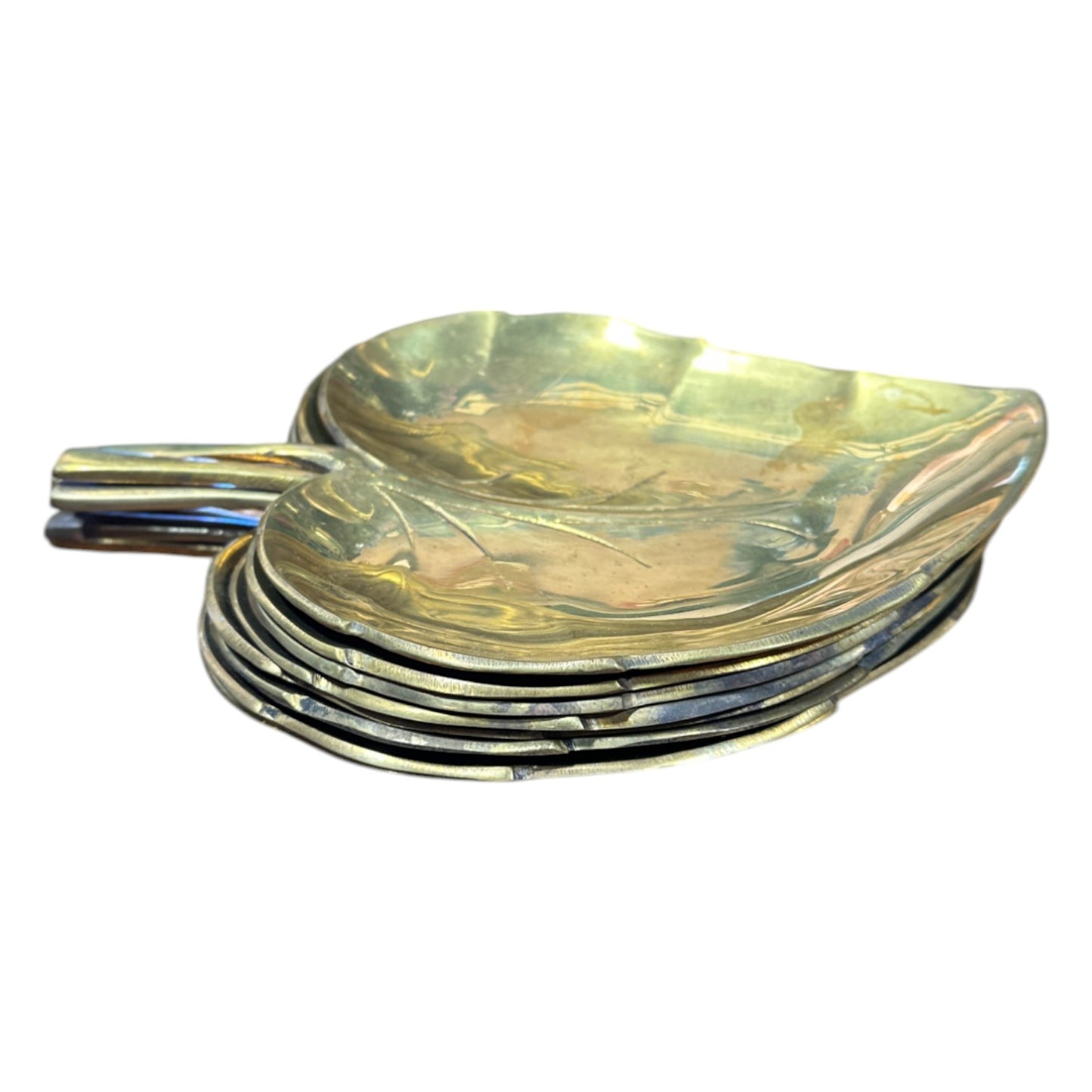 Vintage Brass Leaf Dish