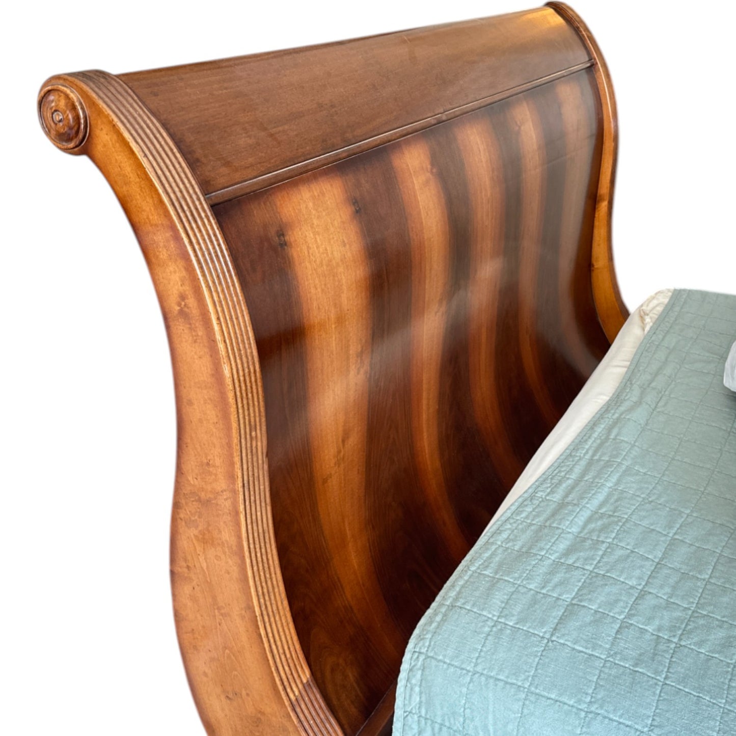 Baker Sleigh Queen Bed Frame, Italian Made