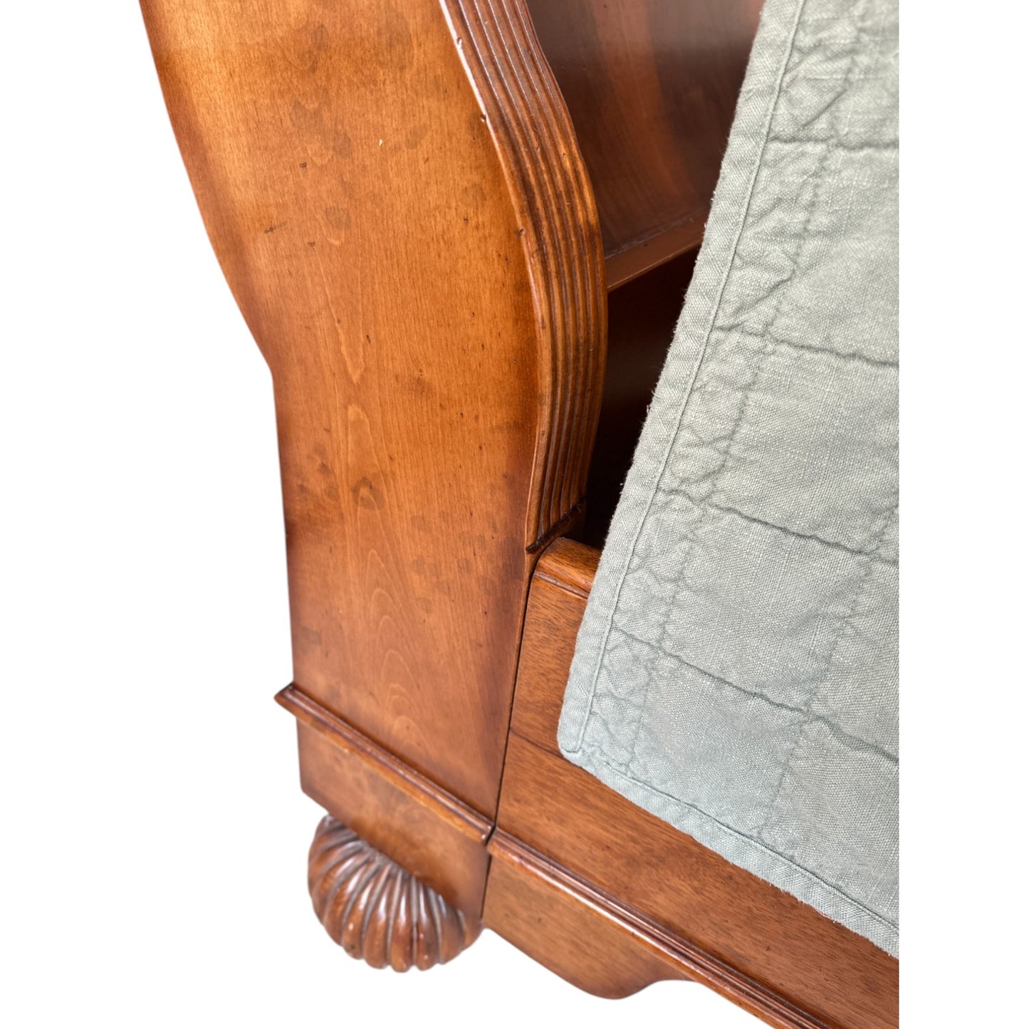 Baker Sleigh Queen Bed Frame, Italian Made