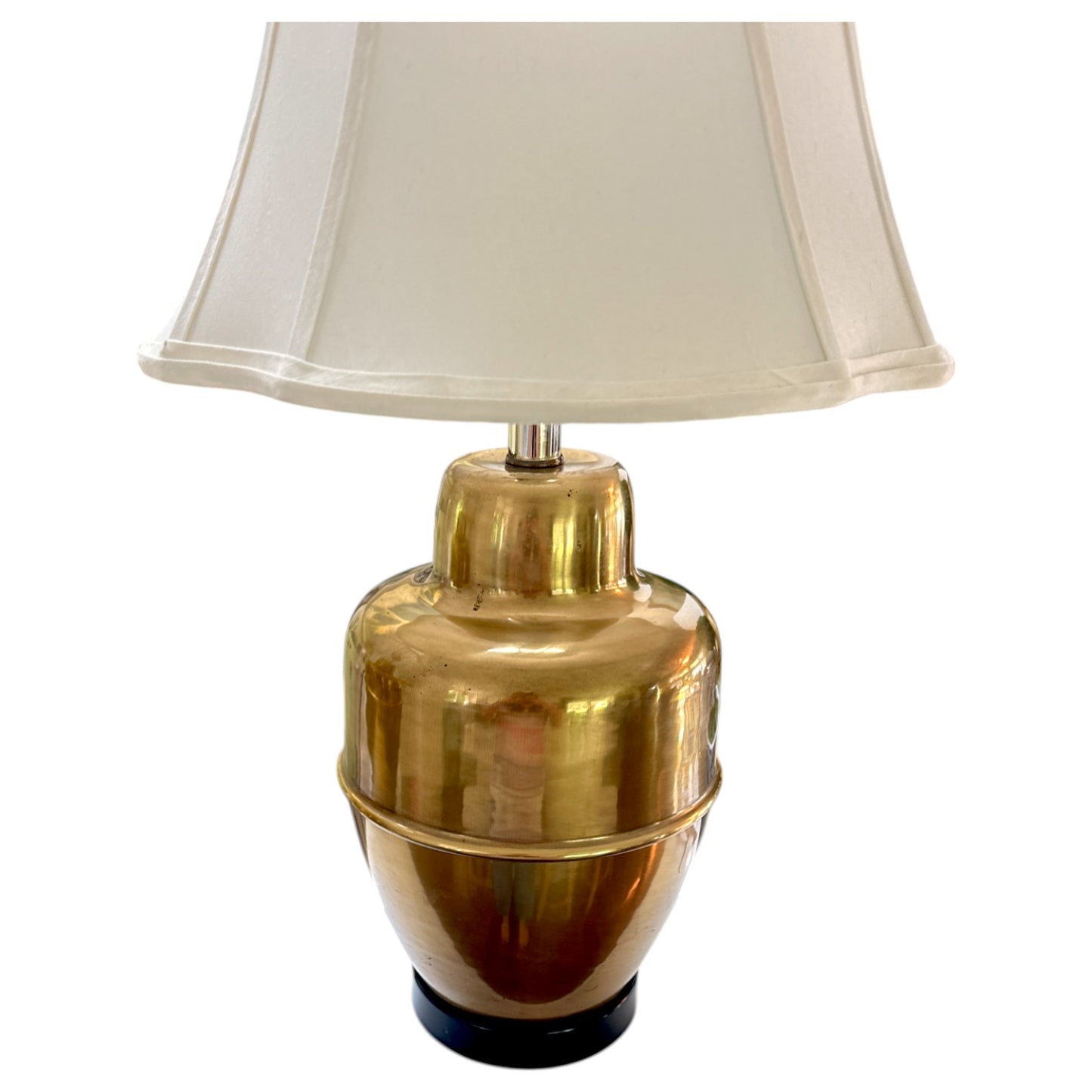 Pair of Mid-Century Brass Lamps