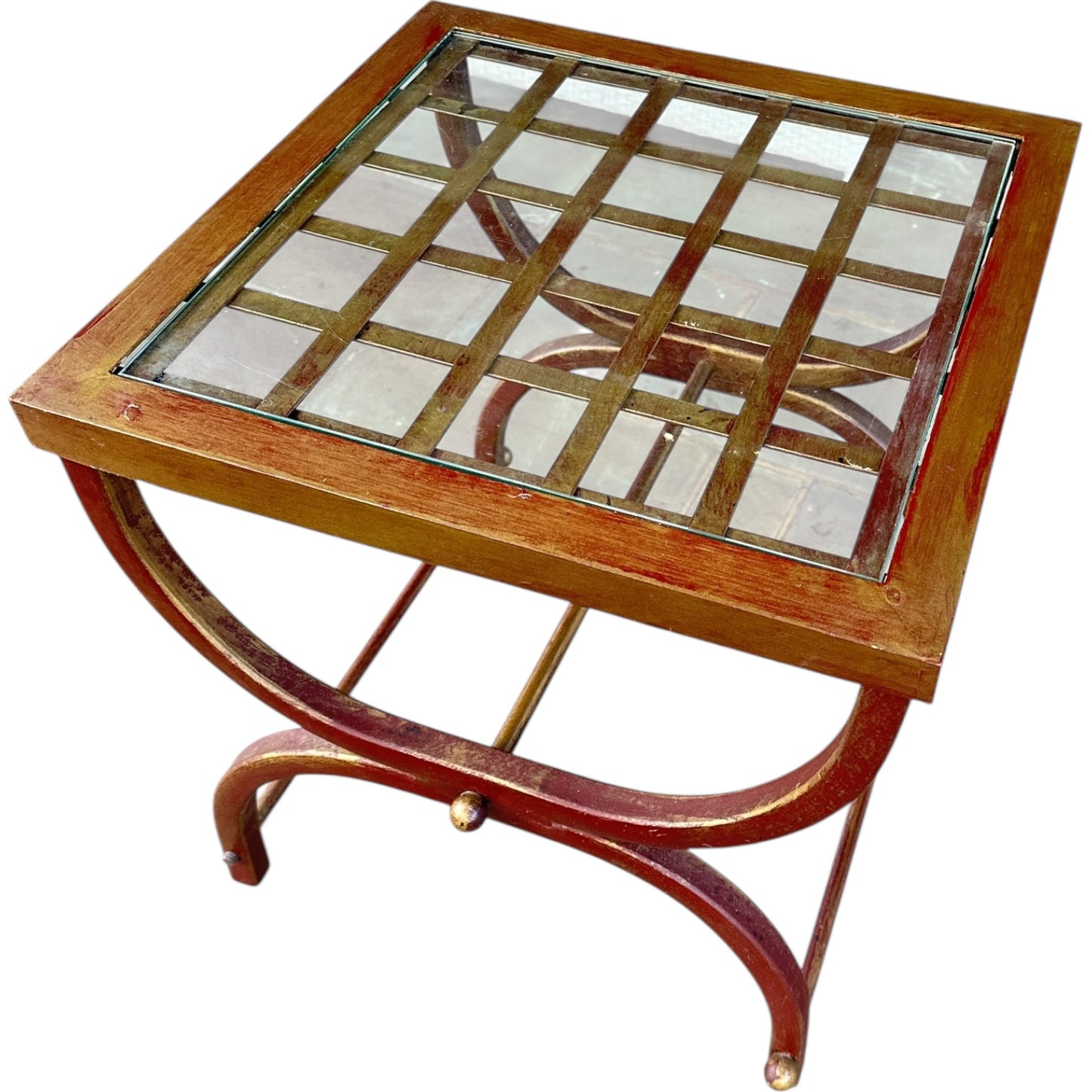 Pair of Vintage Metal End Tables