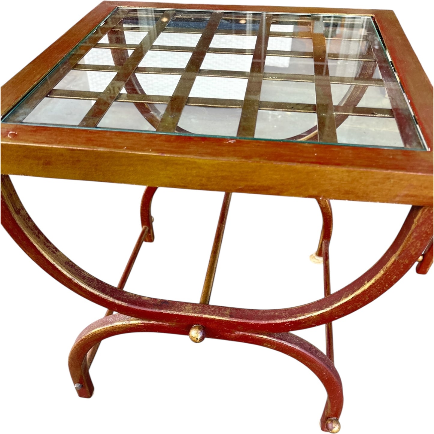 Pair of Vintage Metal End Tables