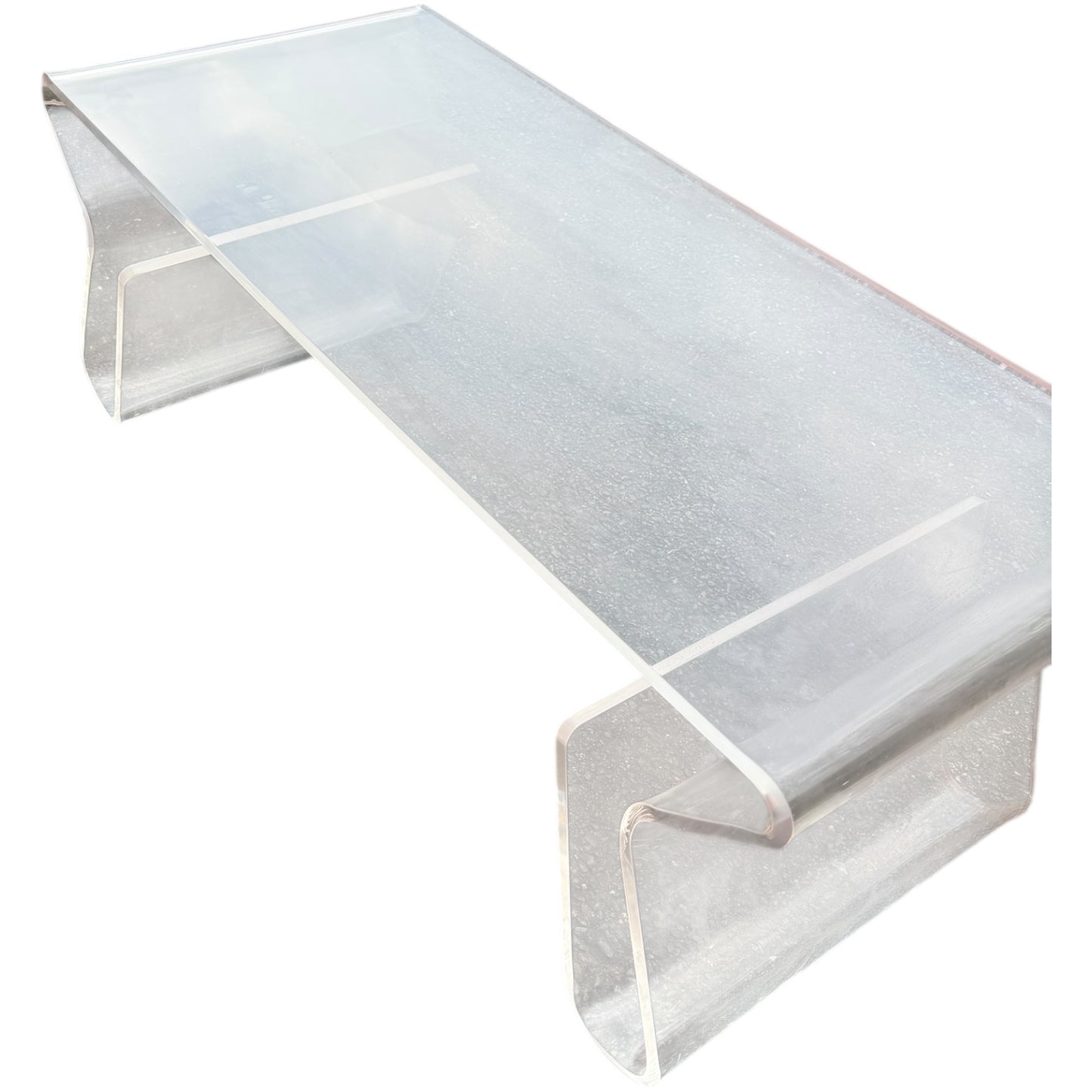Modern Lucite Coffee Table