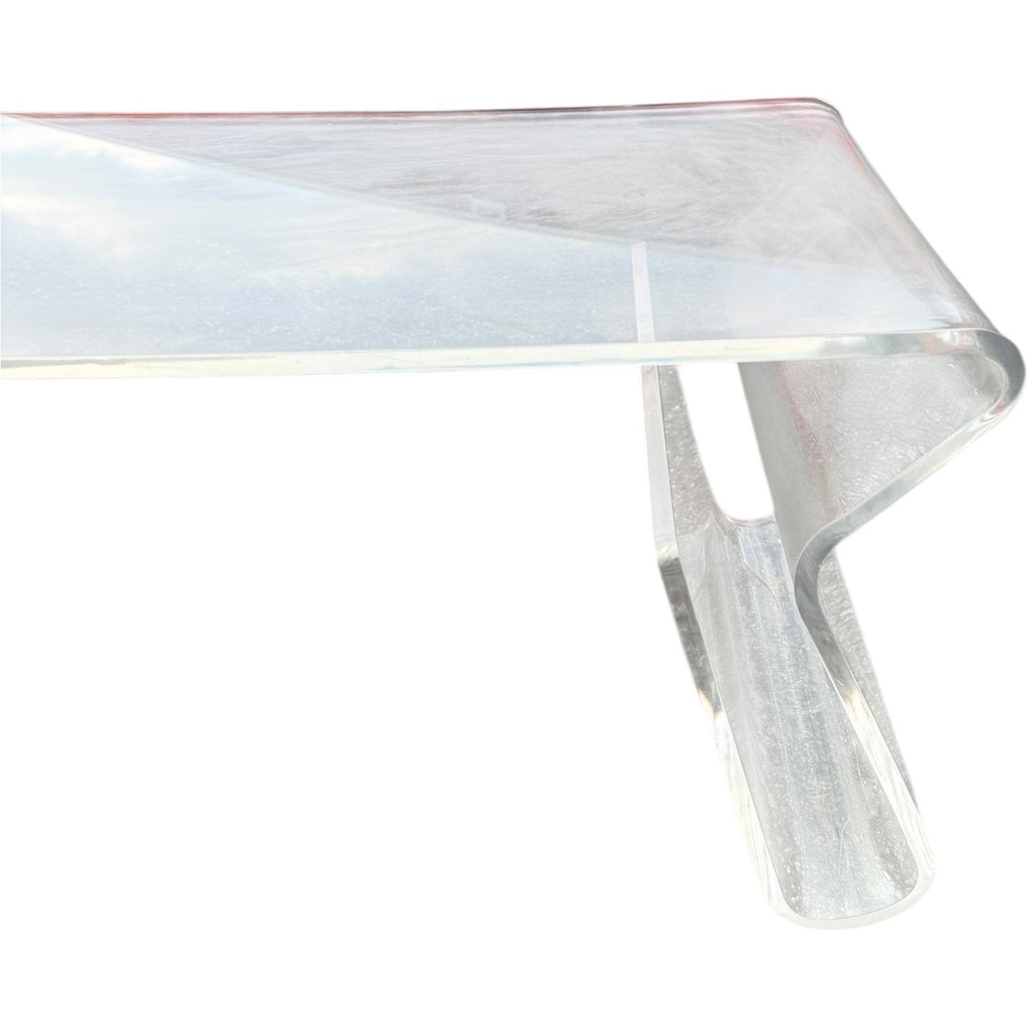 Modern Lucite Coffee Table