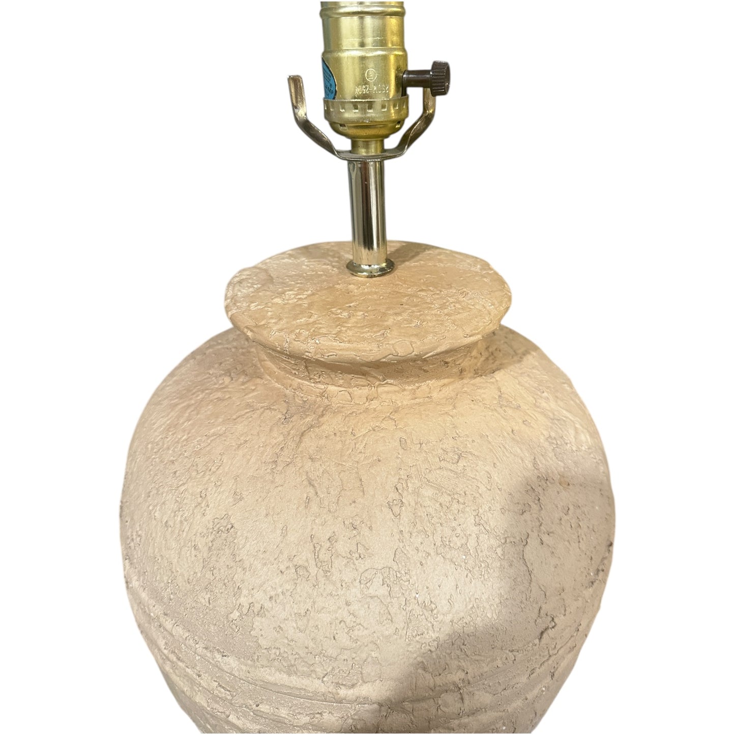 Mid-Century Plaster Lamp