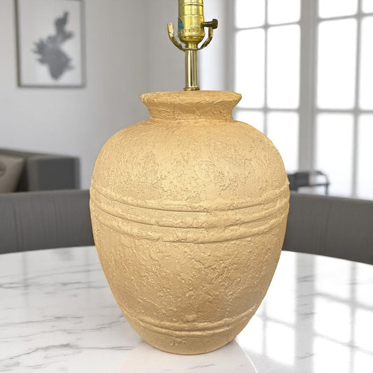 Mid-Century Plaster Lamp