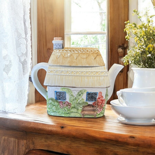 English Cottage Ceramic Teapot